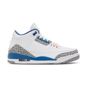Jordan White and Blue Sneakers
